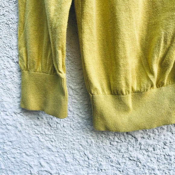 JCREW yellow cardigan size M - Picture 6 of 11